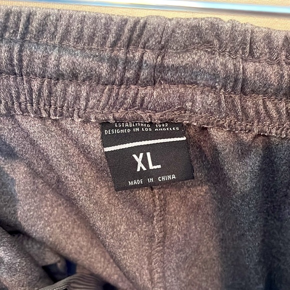 University of Michigan Grey Nylon XL Shorts with Pockets; Elasticized Waist - Picture 7 of 9